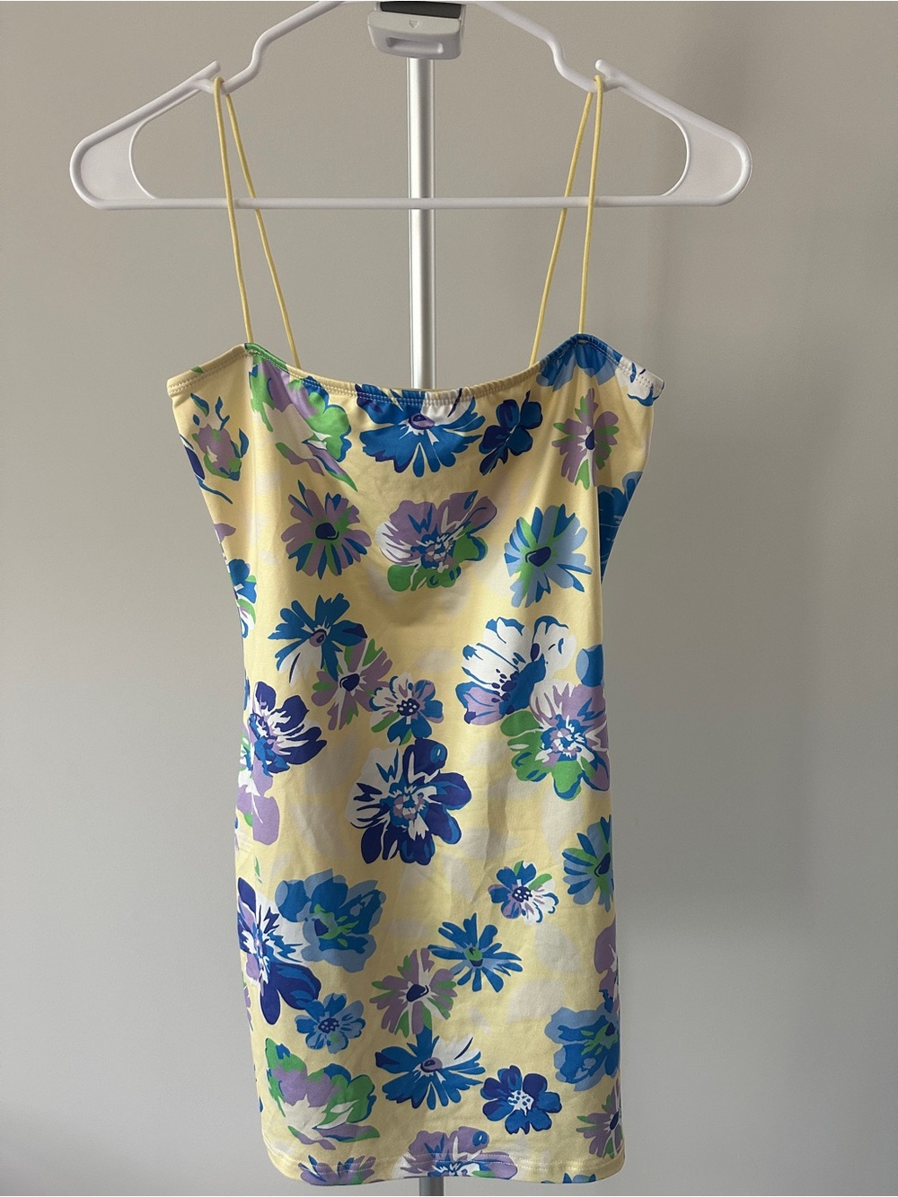 Princess Polly Right Round Yellow Floral Mini Dress